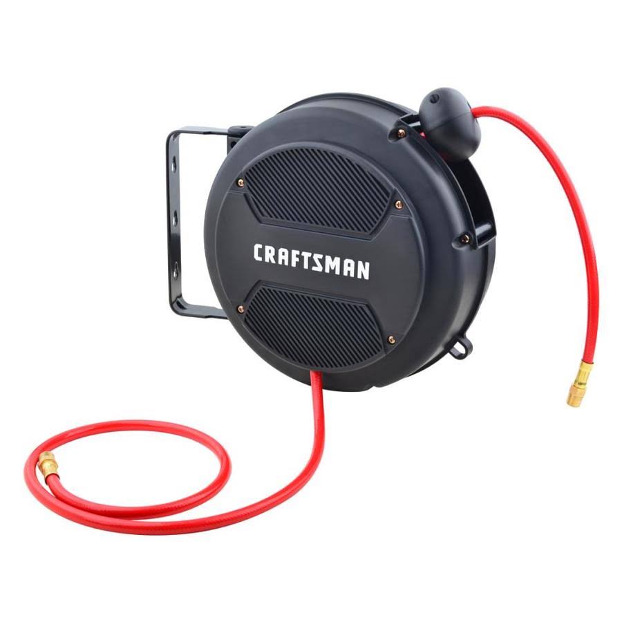 Craftsman CMXZTSG1144NB Mini Retractable Hose Reel with 26& 1/4x22 PVC Hose - New!