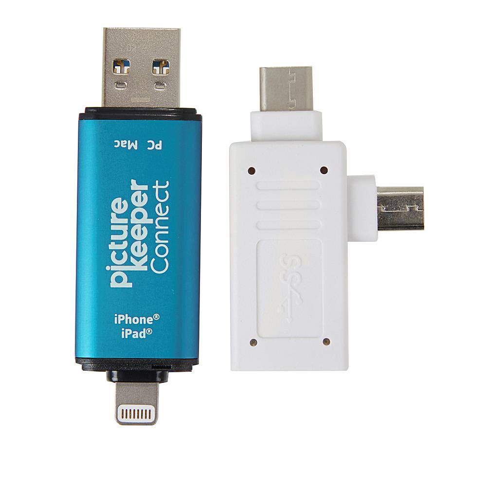 Picture Keeper Connect 32GB Photo Backup and Storage Device - Metallic