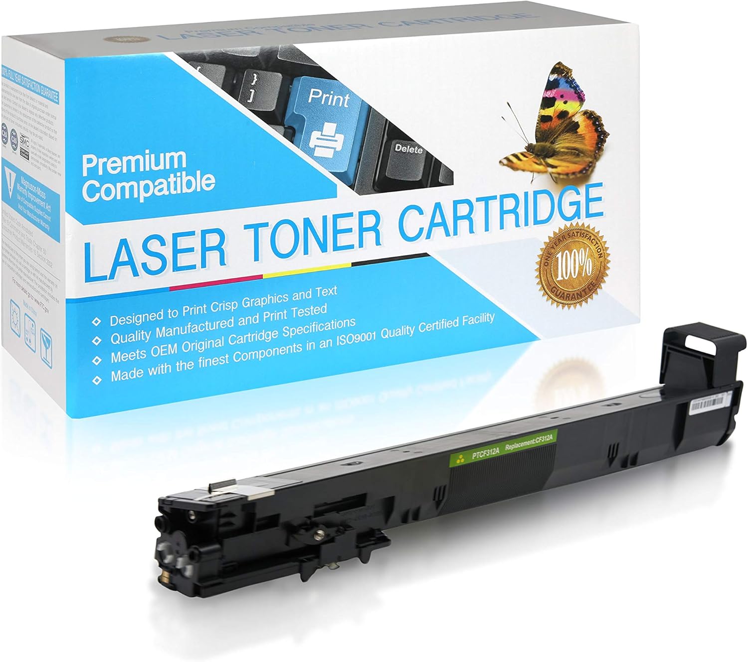 SuppliesOutlet Compatible Toner Cartridge Replacement for HP 826A / CF312A (Yellow,1 Pack) Pack of 2