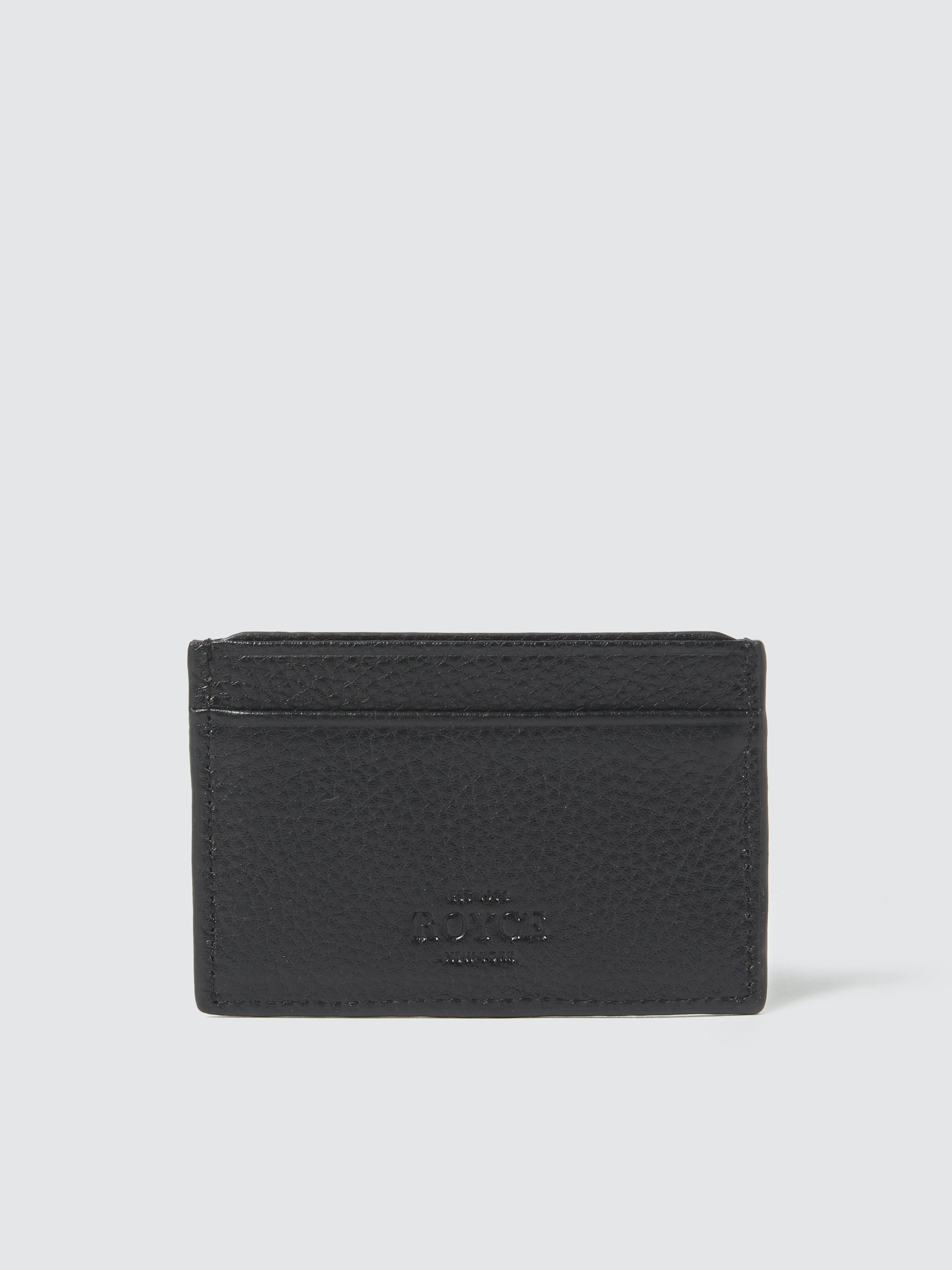 Royce RFID Blocking Executive Credit Card Case Black