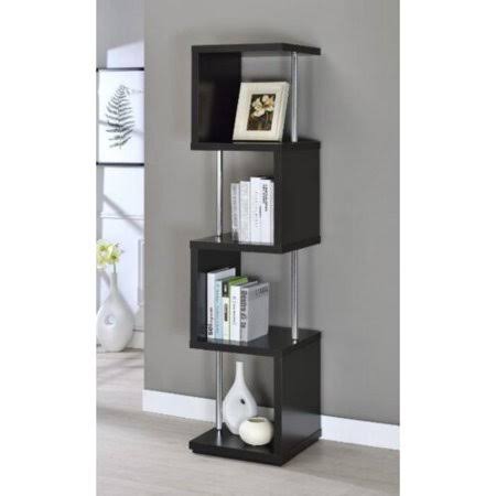 Orren Ellis Hamann Geometric Bookcase, Black