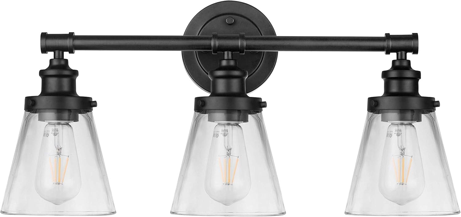 Prominence Home 51562-01 Helenah Wall Mount Bath Vanity, Matte Black