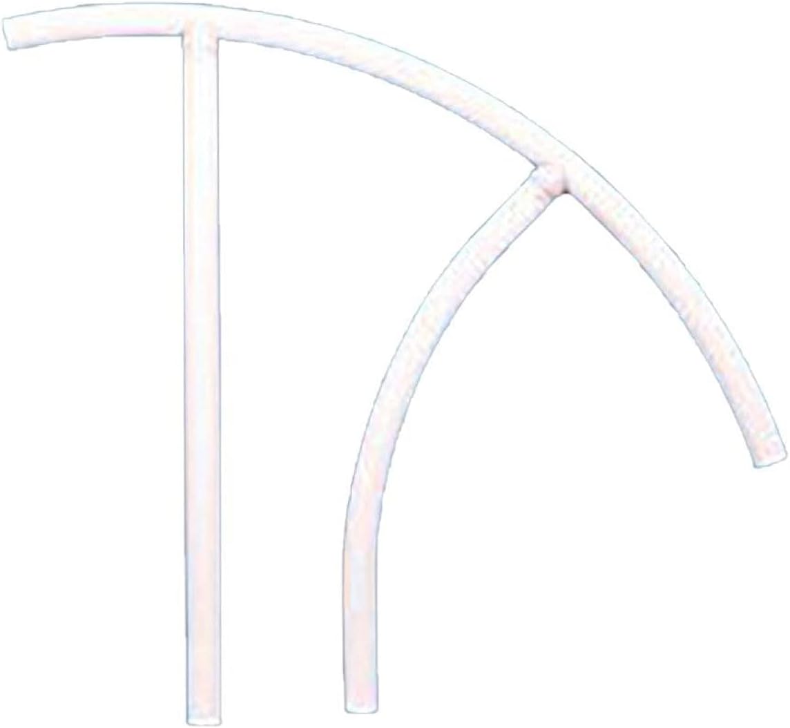 SAFTRON TRTD 130-W High Impact Marine Grade Aluminum Triton Grab Rail, White