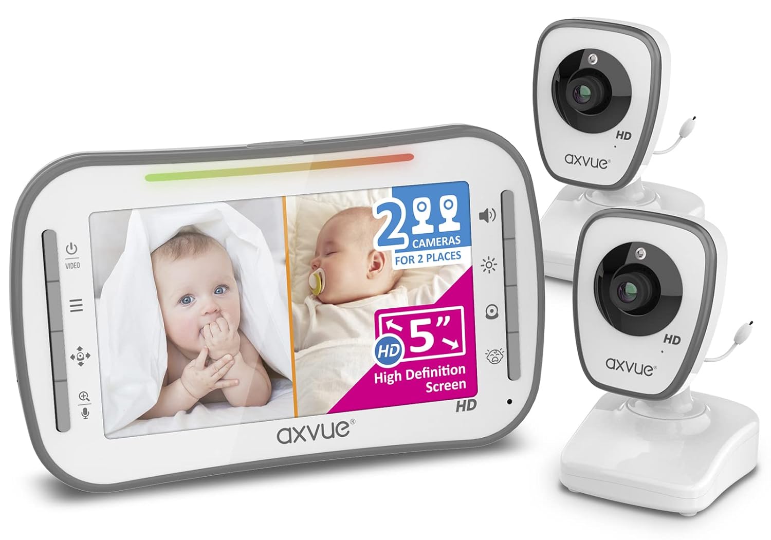 [HD] Video Baby Monitor, AXVUE 720P 5