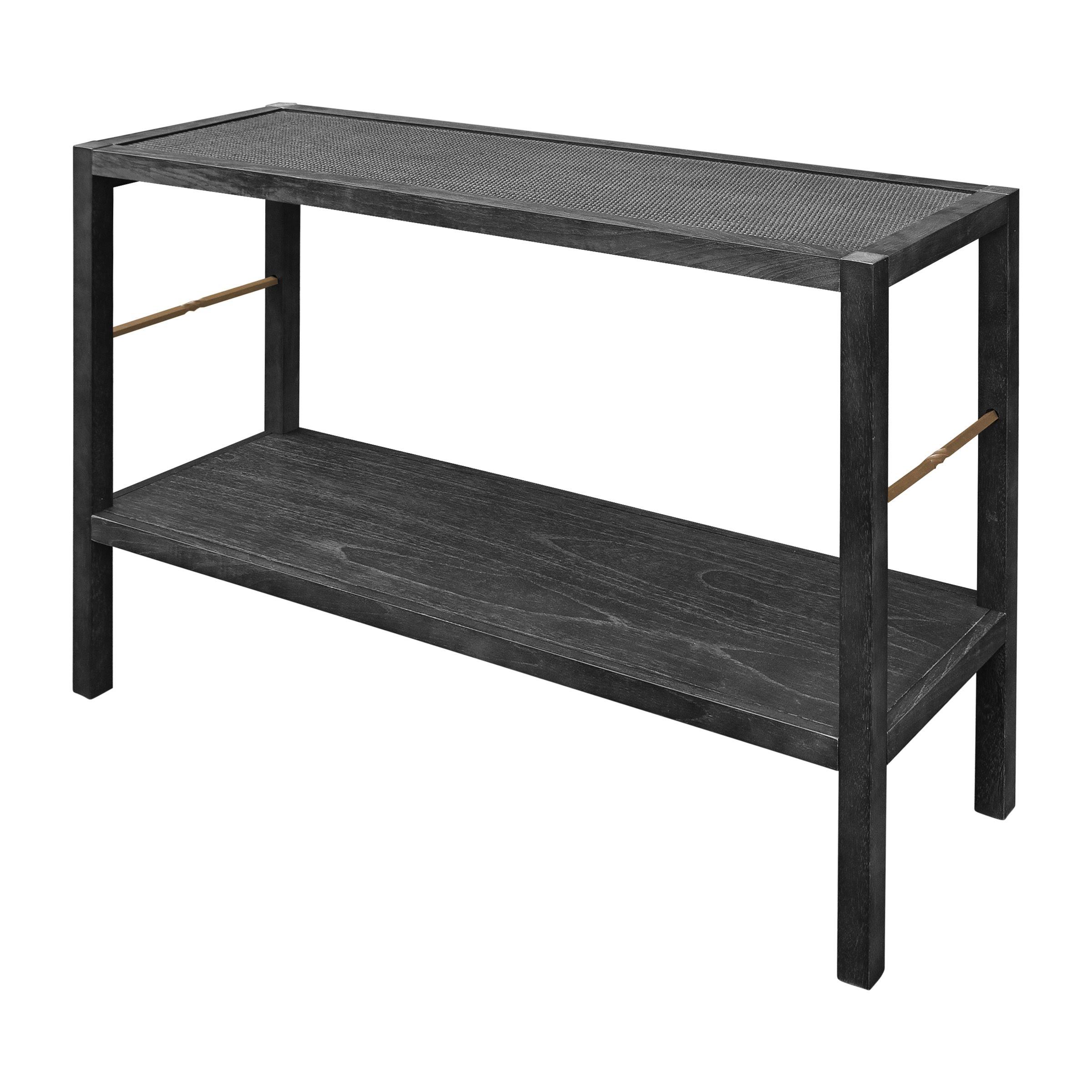 Hopper Studio Lagoon Console Table - Antique Black