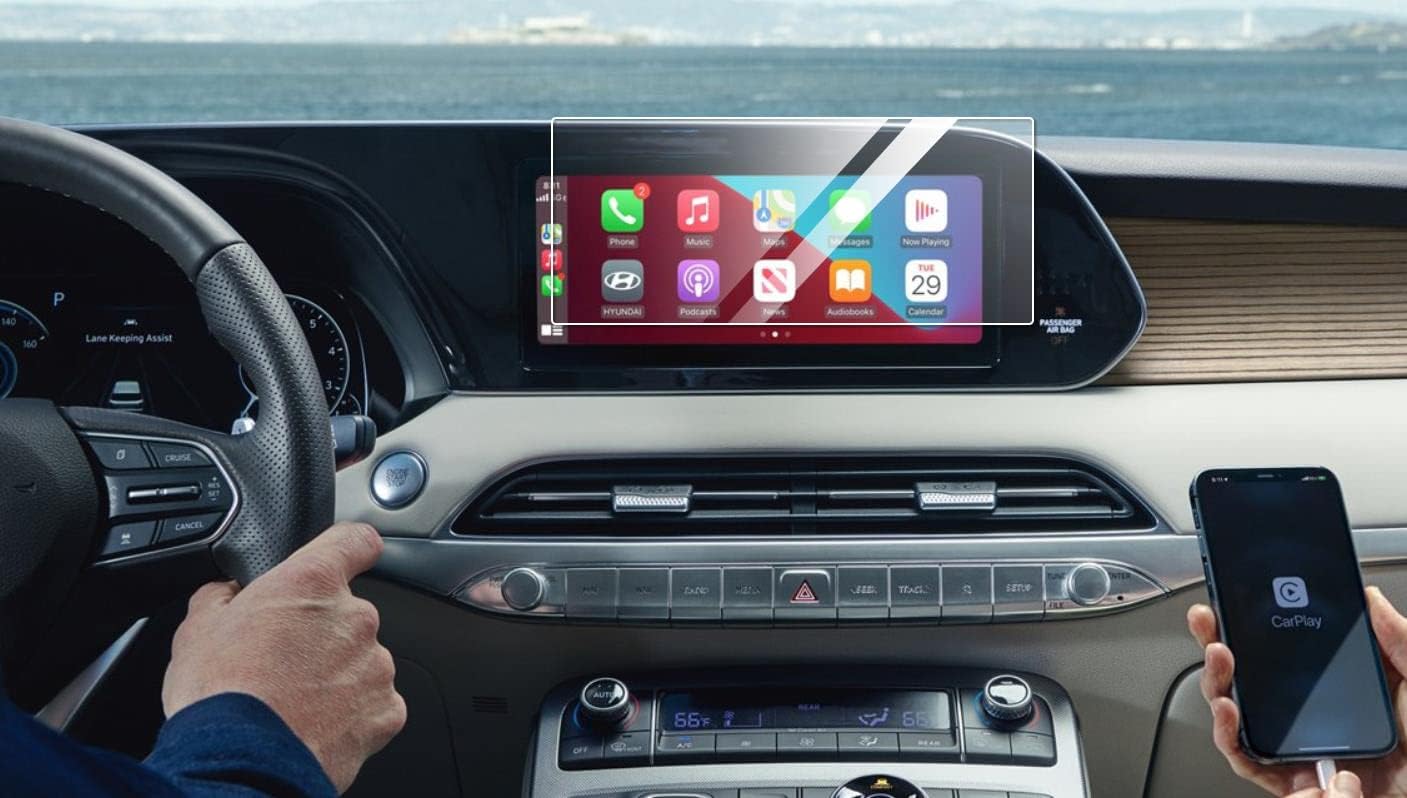 Screen Protector Compatible With 2020 2021 Hyundai Palisade 10.25-inch Touch Screen,Anti Glare Scratch,Shock Resistant,Flyingchan,Navigation Accessories