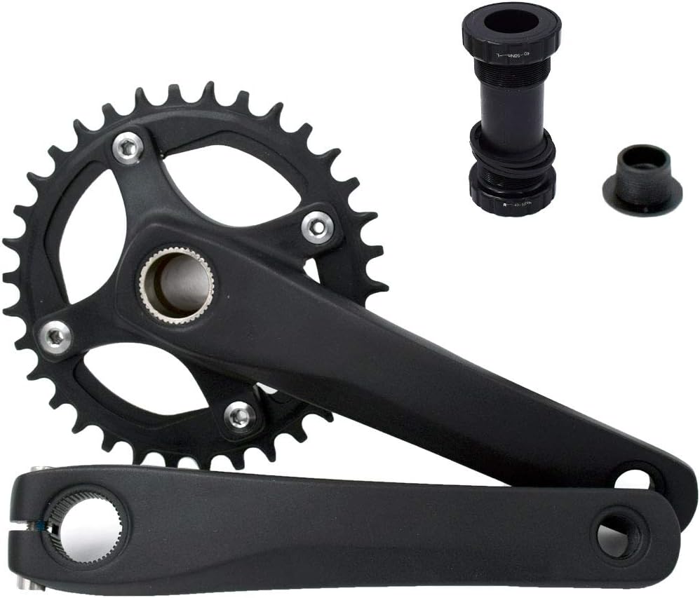 DRIFT MANIAC MTB Bike Crankset Bottom Bracket Crank Arm Set 170mm 104BCD 34T with BB Pack of 2