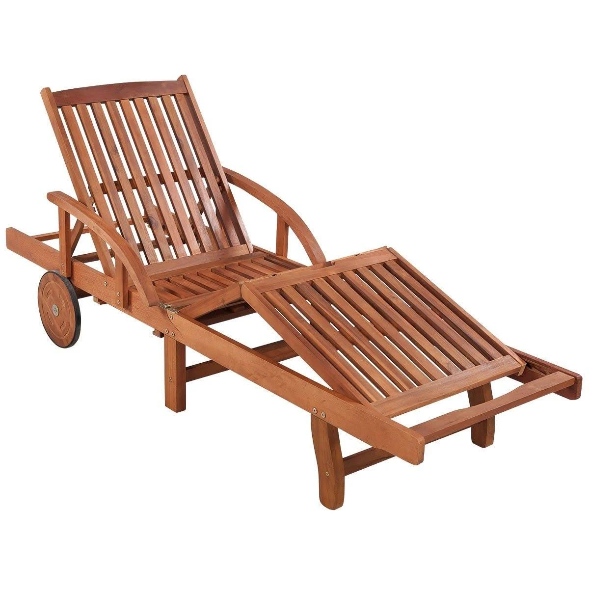 vidaXL Three Piece Sun Lounger Set Acacia Wood