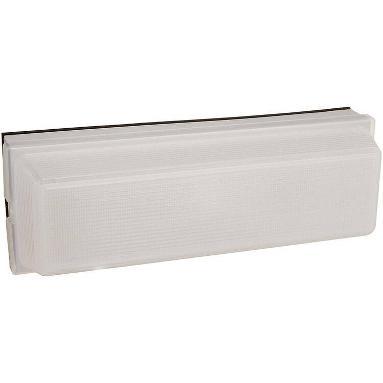 Outdoor LED Wall Lantern Clear Acrylic Lens 4-3/8 x 13-1/4 in. Uses (1) 10.5-Watt Integrated LED