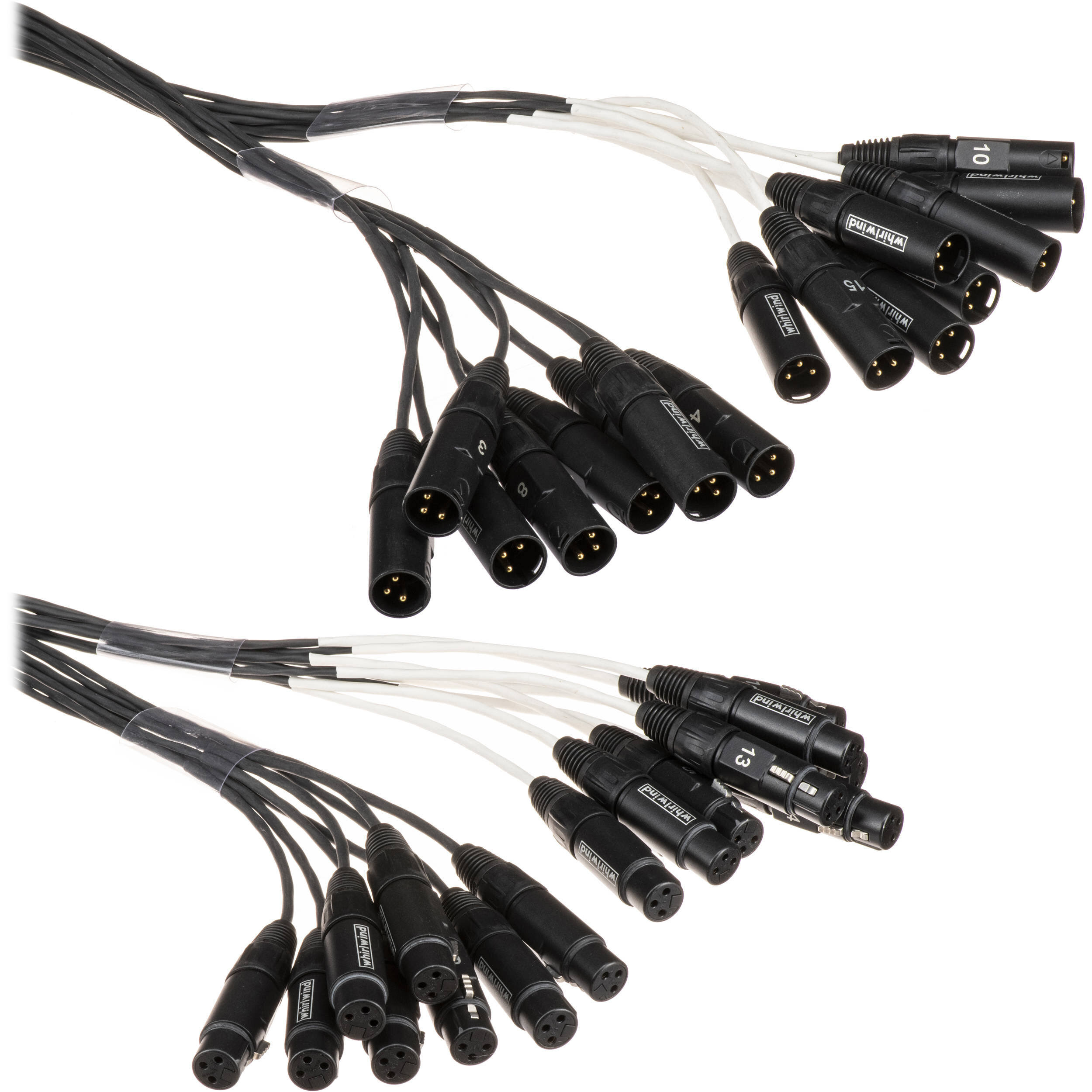 Whirlwind Medusa Multitrack 16 Channel XLR Male to MT-16-F-M-25