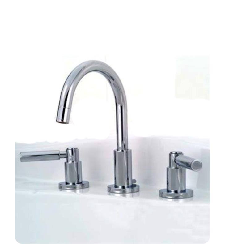 Jaclo Uptown Contempo 8880-L-836-SG Faucet with Round Escutcheon u0026 Fully Polished u0026 Plated Pop-Up Drain - Satin Gold