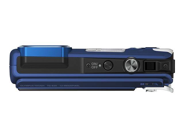 Olympus Tough TG-820 iHS 12.0 MP Compact Digital Camera - Blue