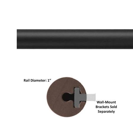 Quiet Glide Qg.1300.v-96.08 Black 96x22 Vista Sliding Door Hardware