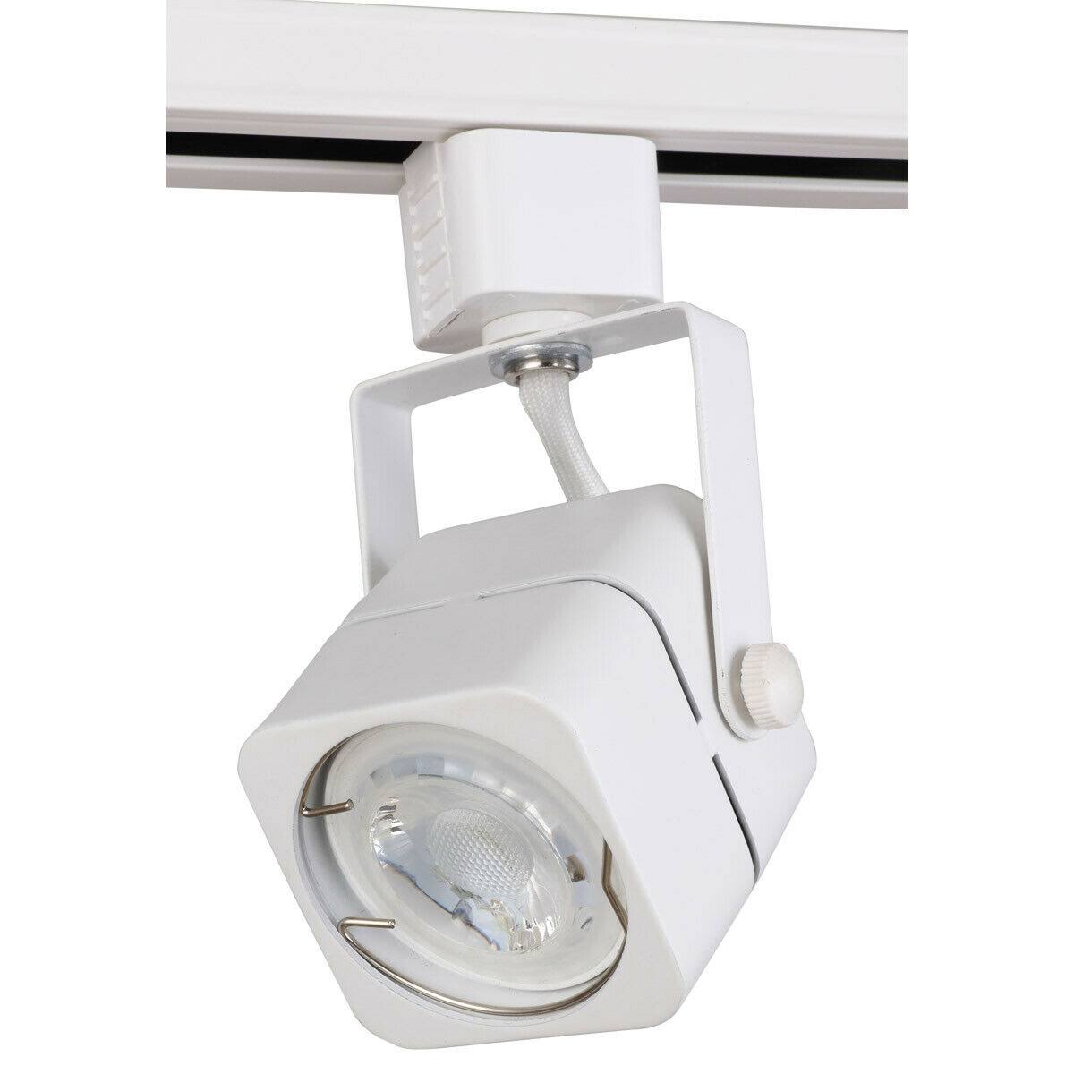 Elitco Lighting TKH200MW-6PK Matte White Track Head Fits GU10 - Pack of 6