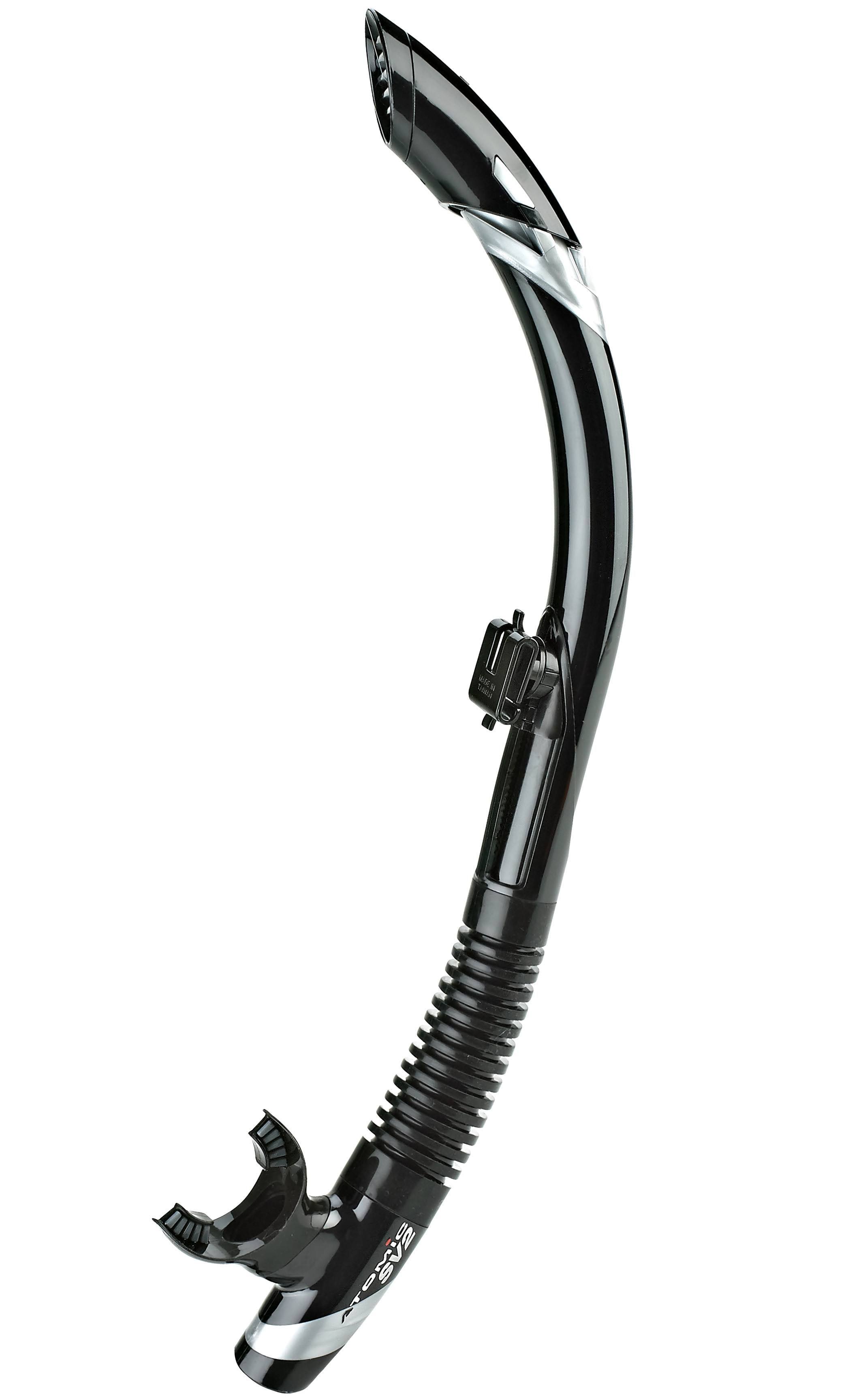 Atomic Aquatics SV2 Snorkel Black/Silver