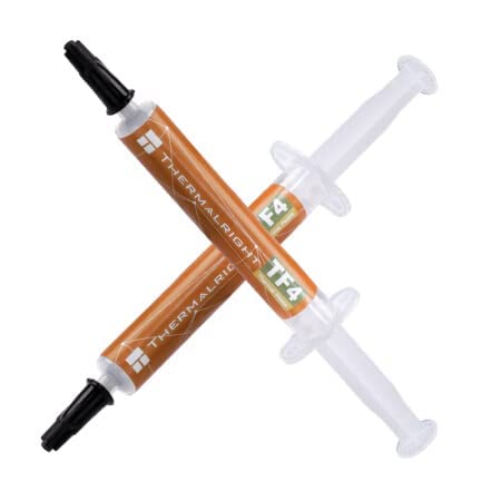 Tf4 (4G) Thermal Conductive Silicone Grease (CPU Cooling Paste / / Thermal Conductivity 9.5 / Notebook Silicone Grease/Graphics Card Thermal Conductive Paste) Pack of 2