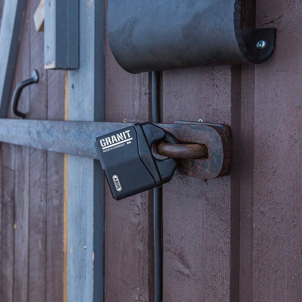 ABUS 37/70 RK Granit Alloy Steel Padlock, Keyed Different Pack of 2