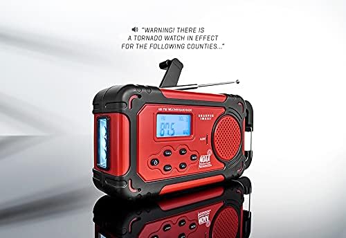 Sharper Image Emergency Solar Hand Crank Radio Pack of 2