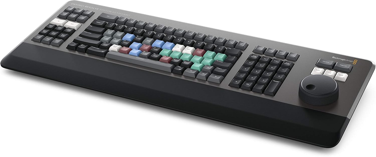 Blackmagic Design DaVinci Resolve Editor Keyboard, Now includes DaVinci Resolve Studio Code