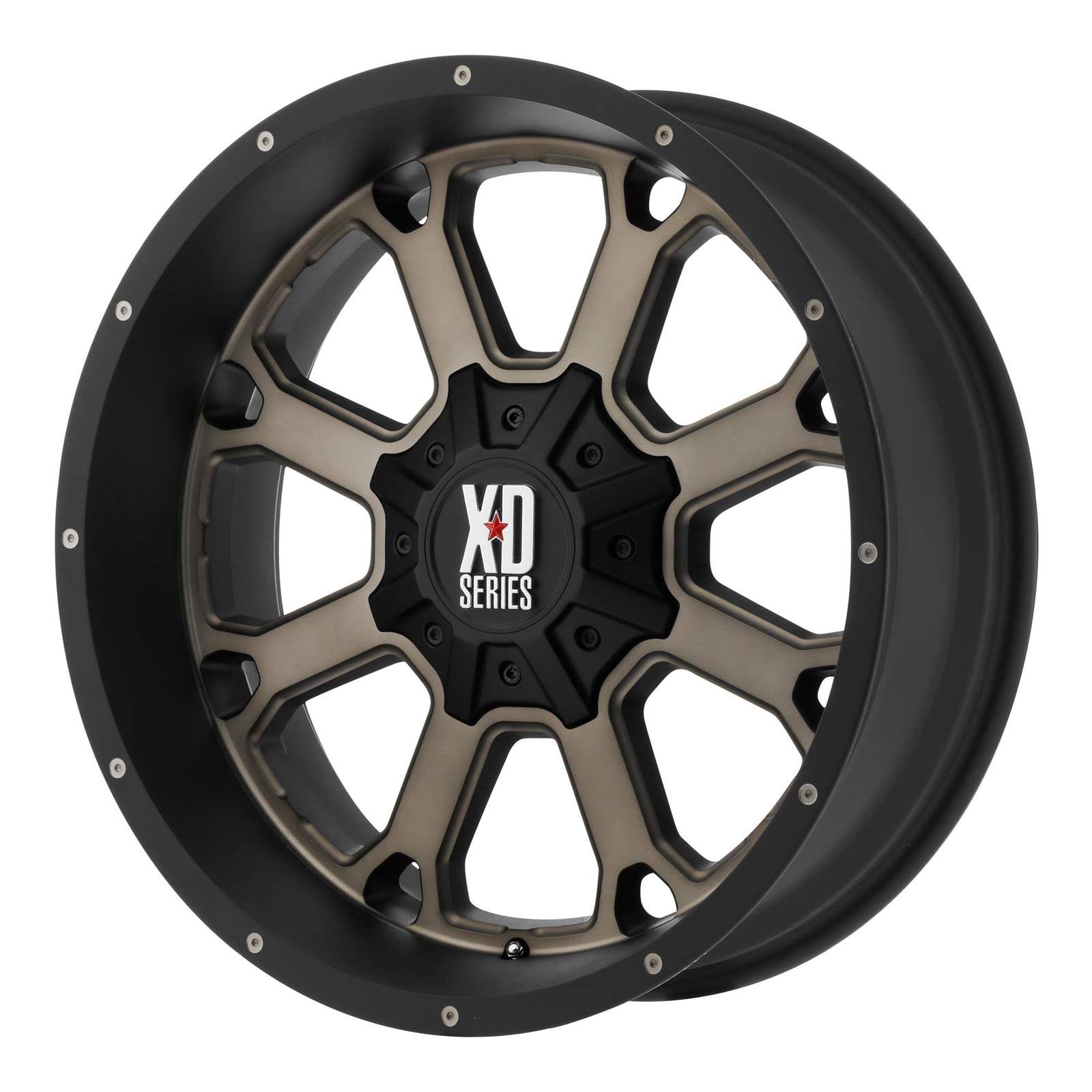 XD Series Xd82522067718n XD825 Buck 25 Wheel 22x10 6x6x135/6x139.7 -18mm Matte Black Dark Tint