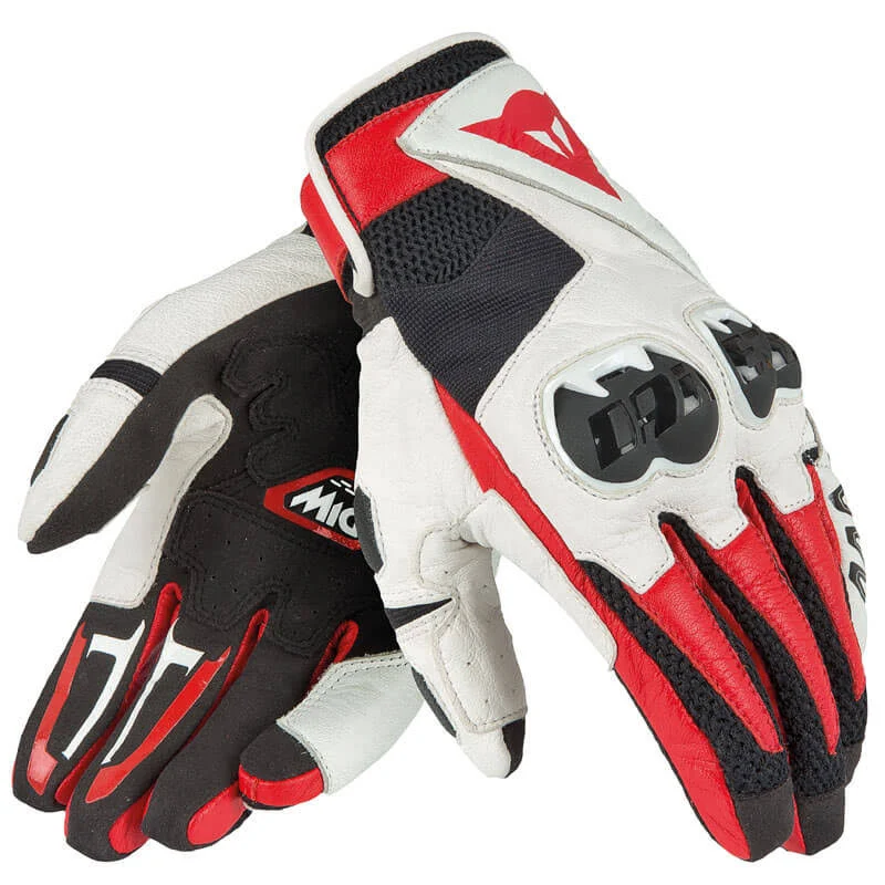 Dainese MIG C2, Gloves - Black/White/Red - Xs