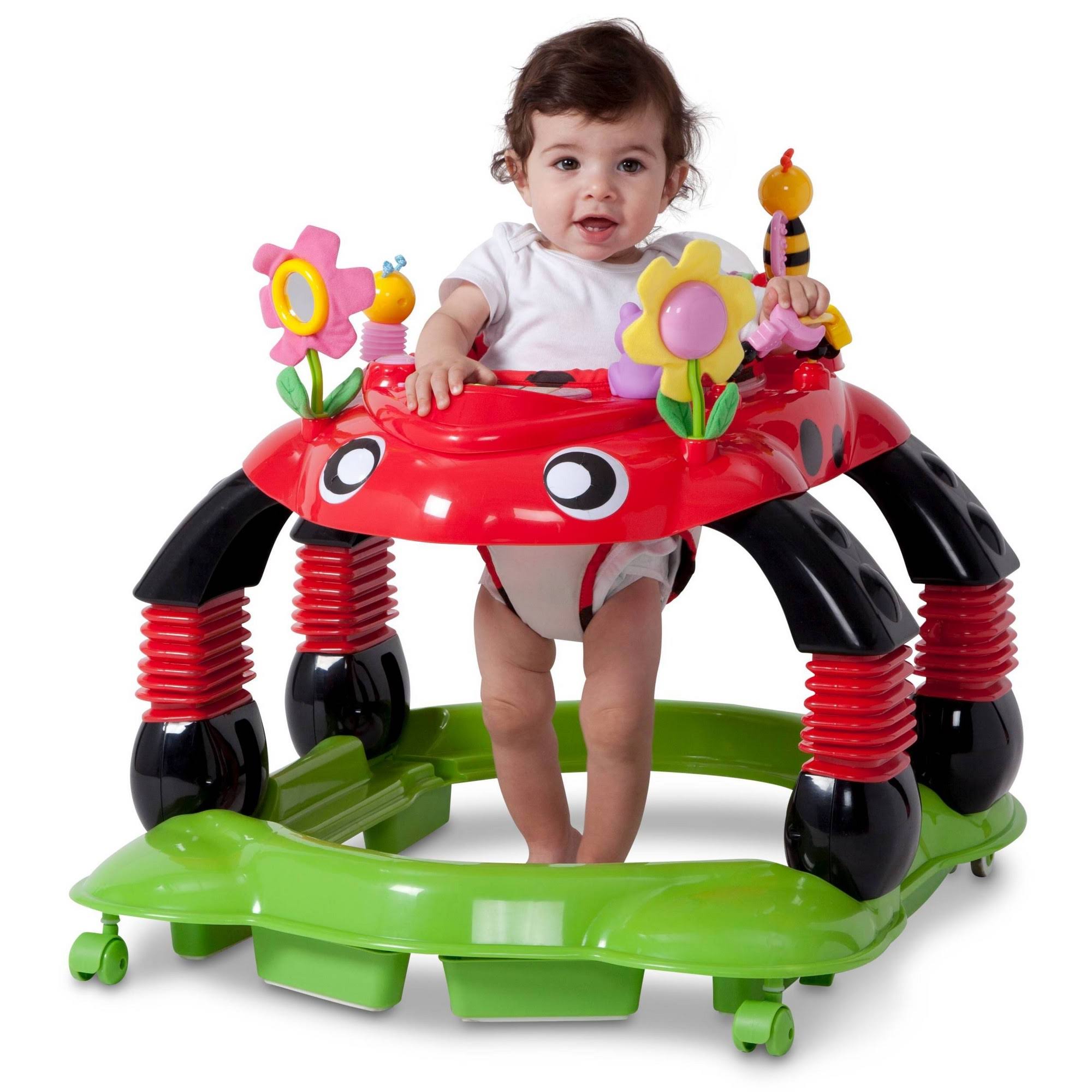 Delta Children Lil Play Station 4-in-1 Activity Walker - Sadie The Ladybug