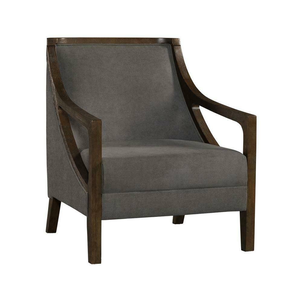Picket House Furnishings Dayna Accent Chair with Brown Frame