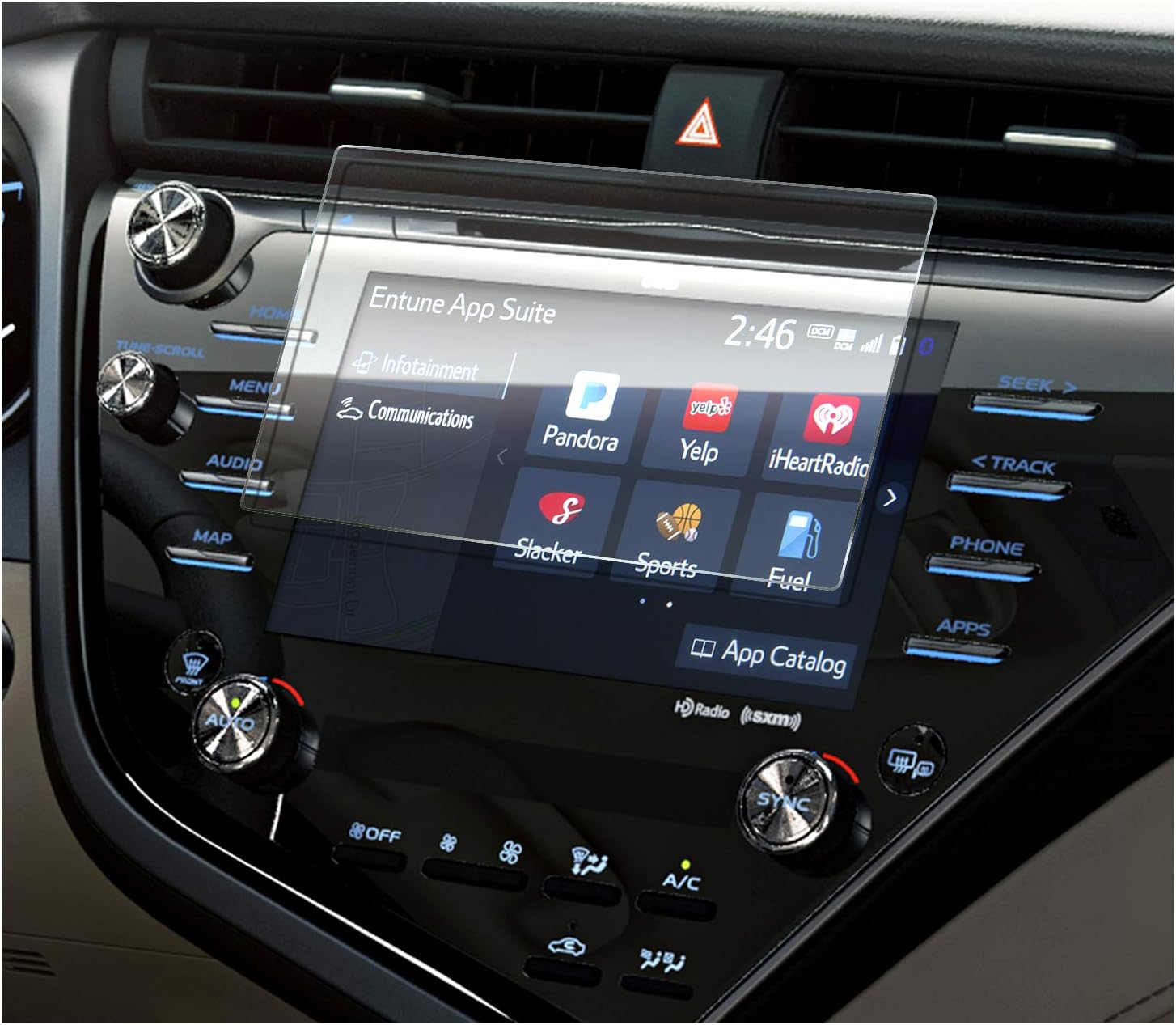 Interior Accessories for Kia Soul Booster 2020 2021 Screen Protector Compatible for Kia Soul EV Navigation Touch Screen Cover (7-Inch)