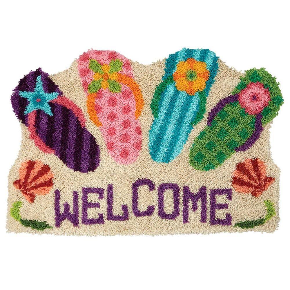 Herrschners Beach Welcome Latch Hook Kit