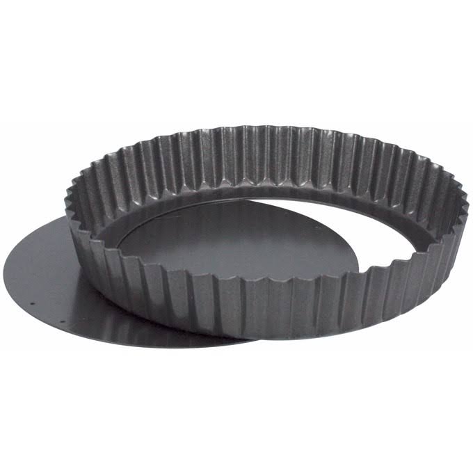 Winco 8x22 Quiche Pan, Non Stick, Carbon Steel,6 Packs