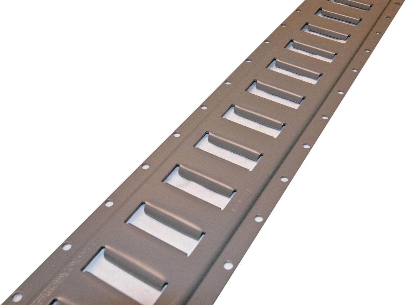 12 Pieces of 5' Horizontal Gray Powder Coated E-Track Kinedyne 43002-060 E Track