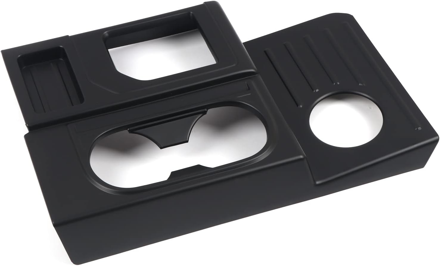 HIGH FLYING for Toyota Tundra 2014-2021 Car Accessories Center Console Gear Shift Box Water Cup Panel Cover ABS Blacking Out 1pc LHD (Not fit 1794 Edition)