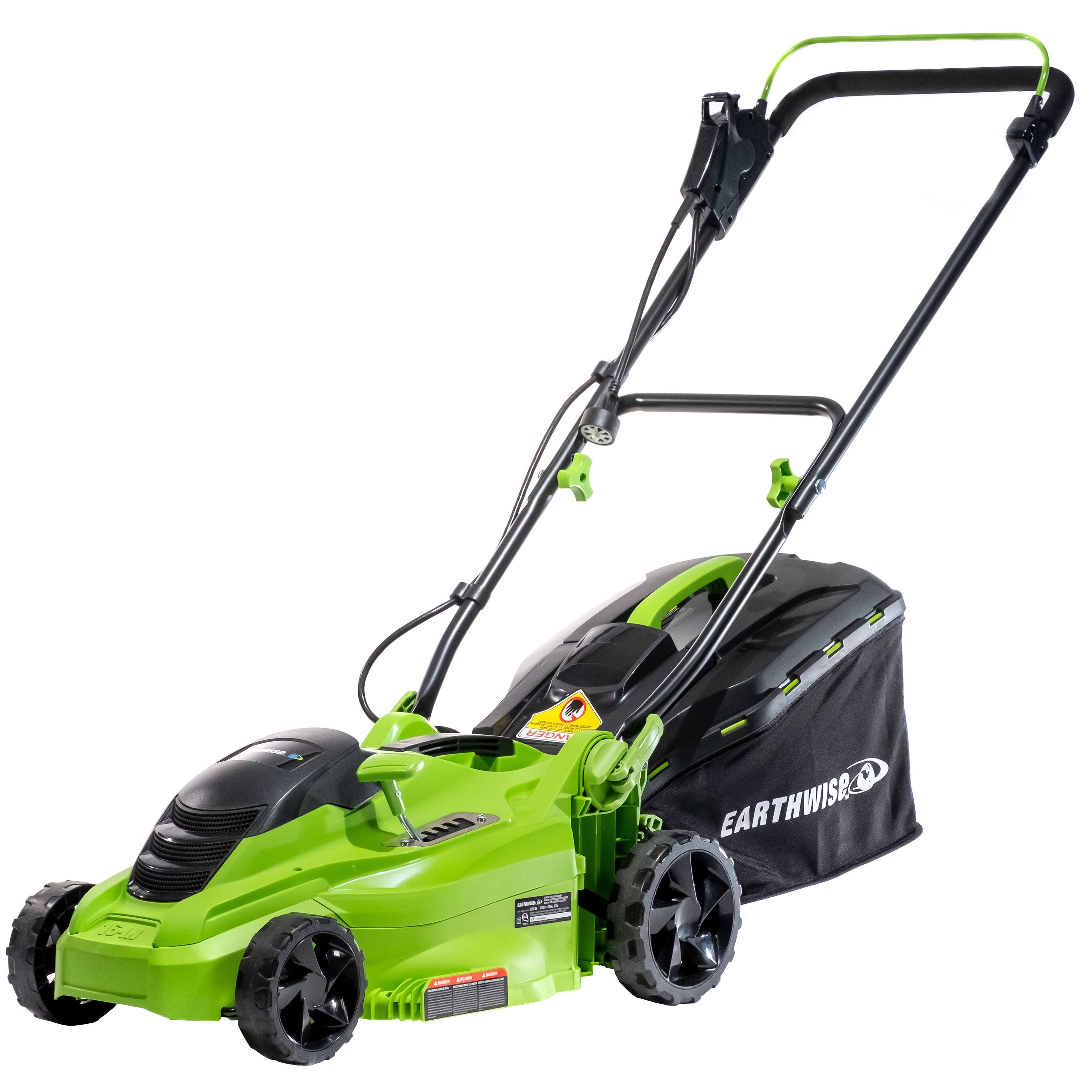 Earthwise 50616 16-inch 11-Amp Corded Electric Lawn Mower, Black