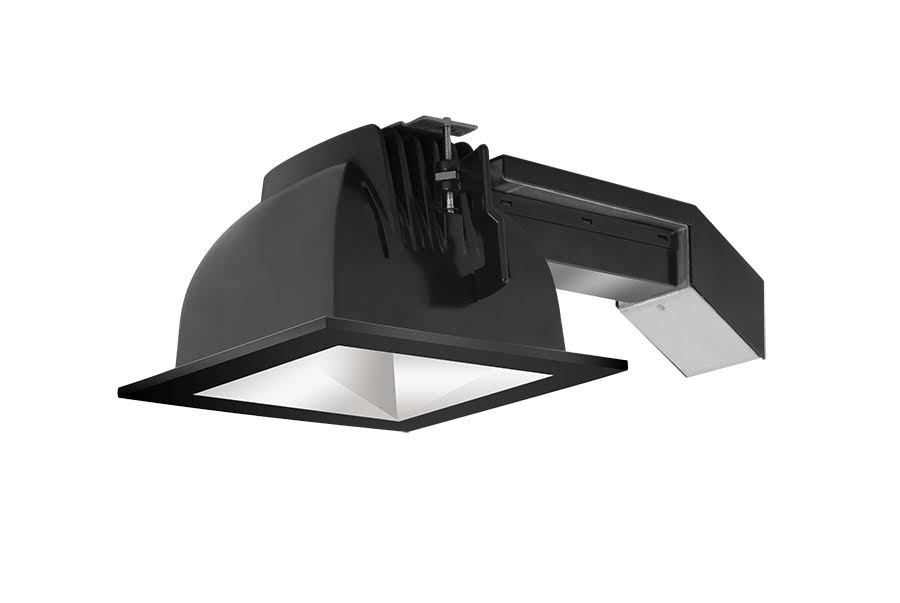 RAB REMODELER 6 inch Square 26W Dimmable 80 Degree 4000K 80 CRI Matte Cone Black Ring (RDLED6S26D-80N-M-B)