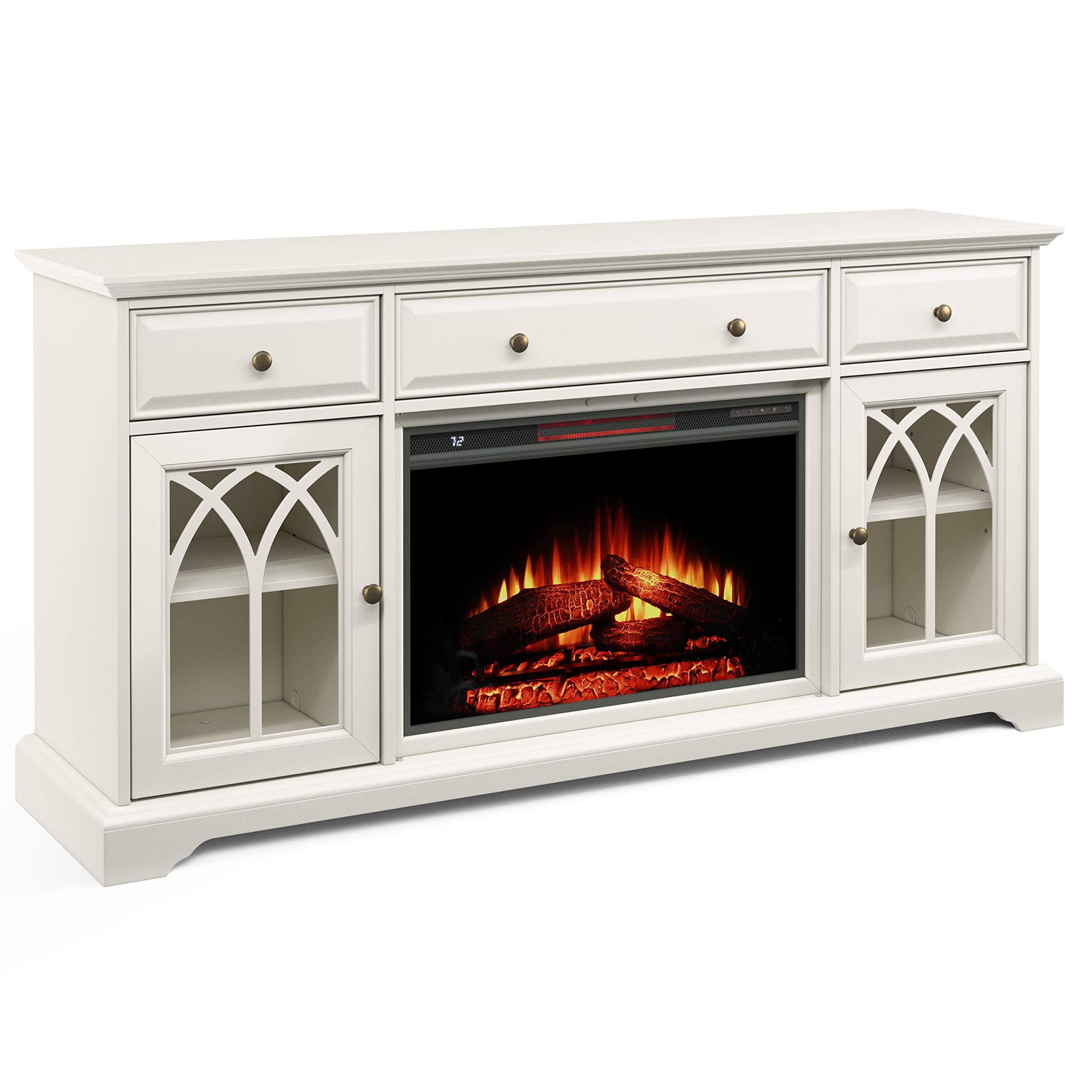EZ-Style 60'' Gothic Arch TV Stand with Electric Fireplace