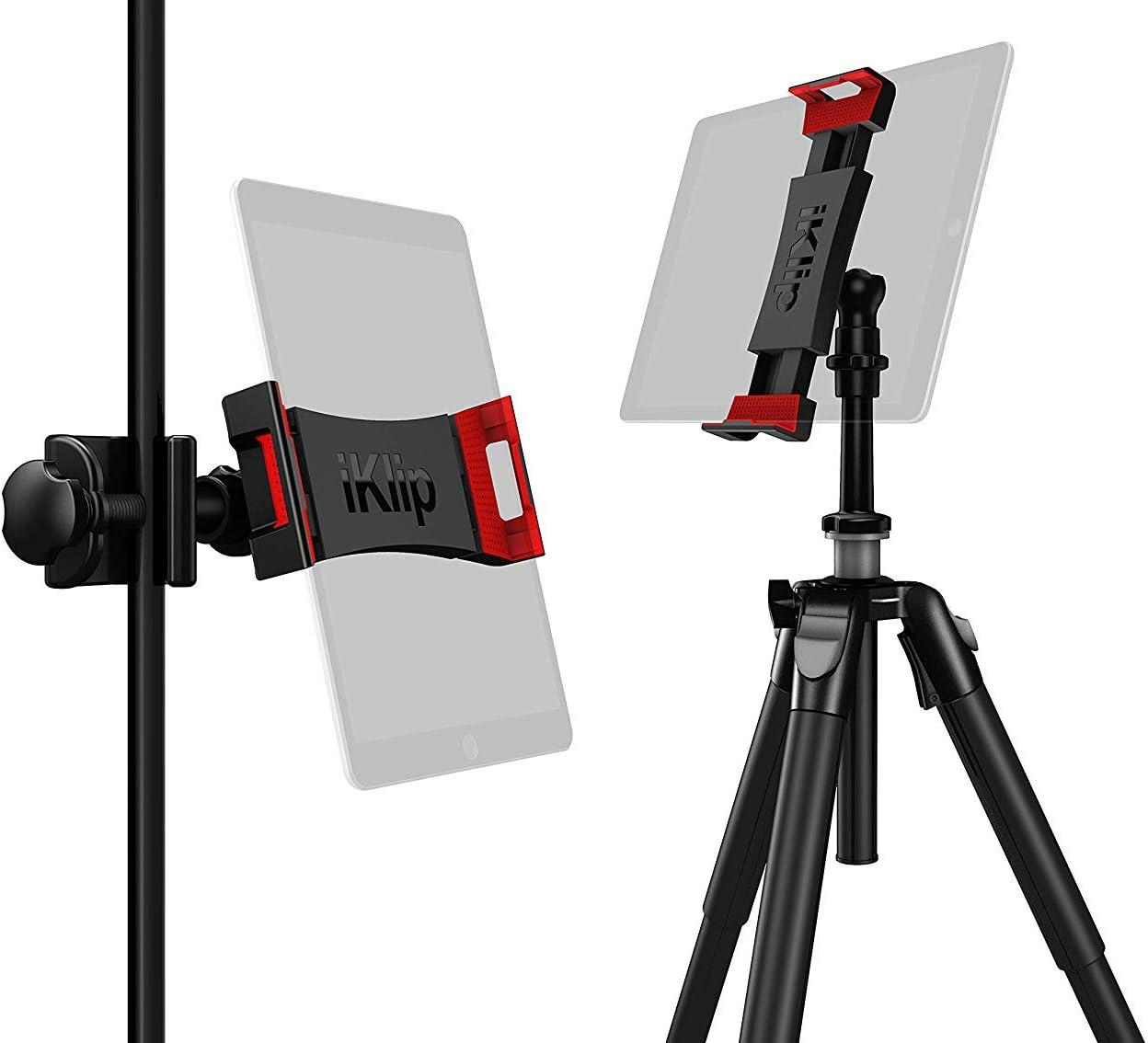 IK Multimedia iKlip 3 Universal Tablet Mount for Microphone and Music Stands Pack of 2