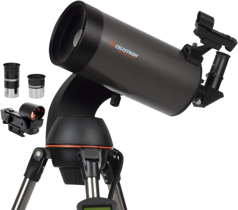 Celestron - NexStar 90SLT Computerized Telescope - Compact and Portable - Maksutov-Cassegrain Optical Design - SkyAlign Technology - Computerized Hand Control - 90mm Aperture