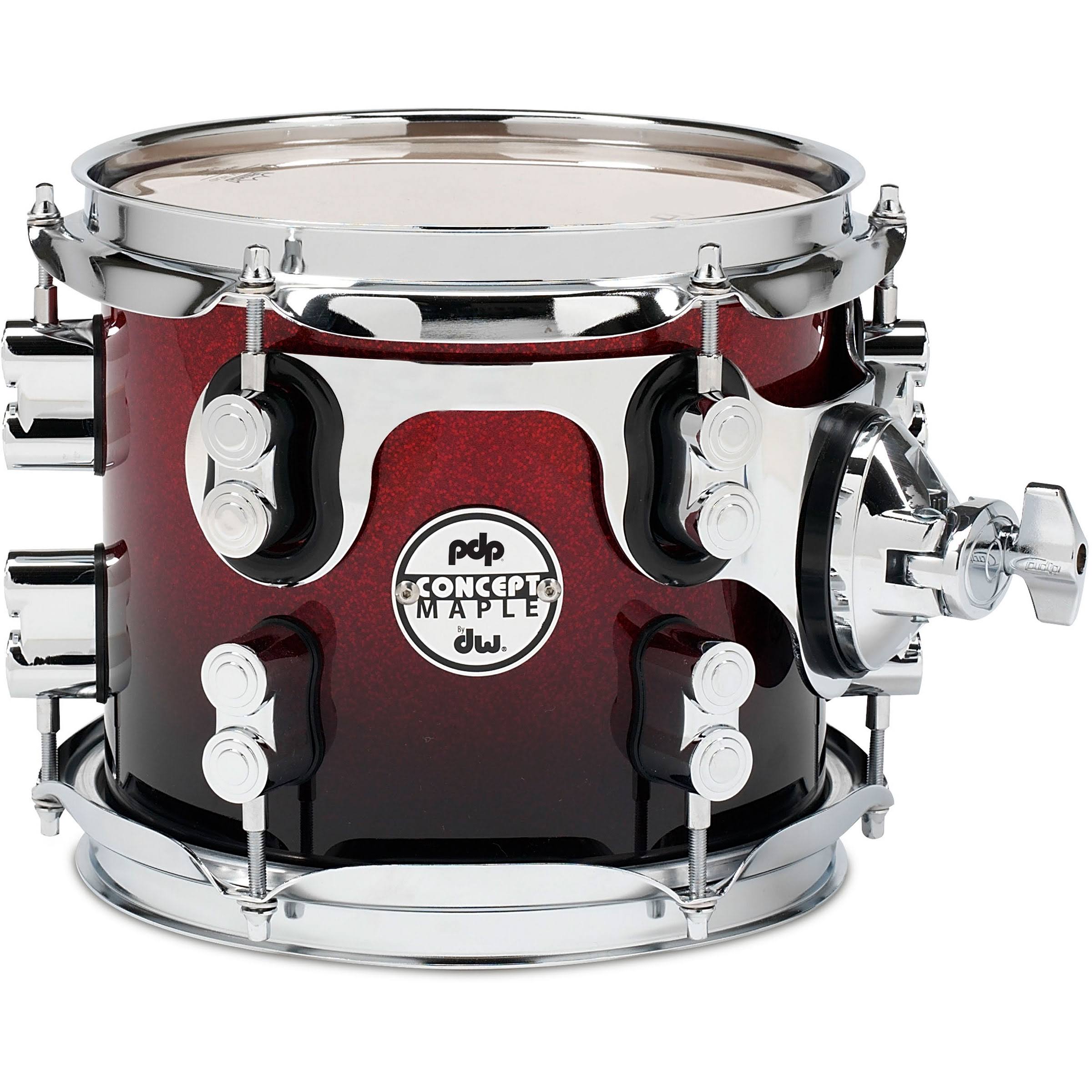 PDP Concept Maple : Red to Black Fade - Chrome Hardware 7x8