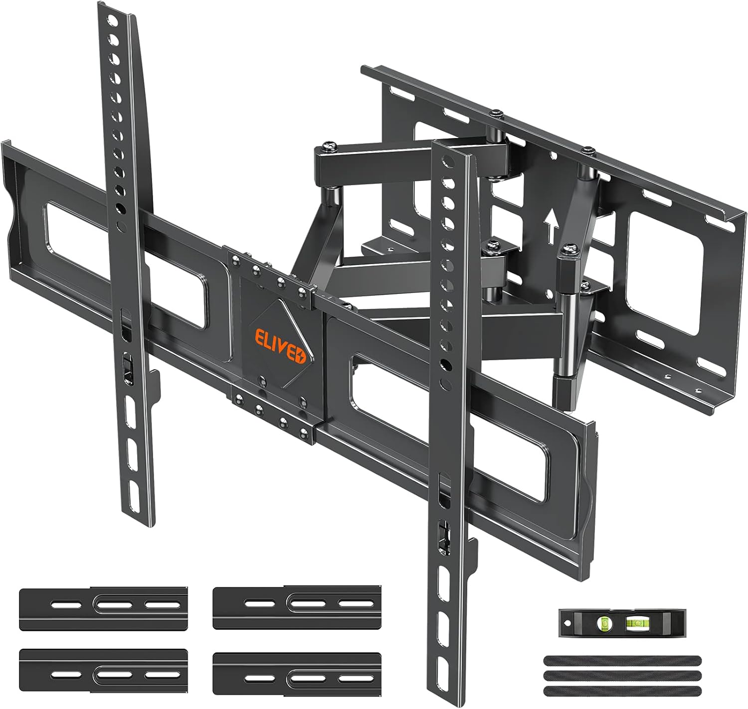 TV Wall Mount TV Bracket Full Motion TV Mount for 37-70 Inch LED, LCD, OLED TVs, Articulating TV Mount Wall Bracket with 6 Arms, Fits Max VESA 600x400mm, 99 lbs. Loading, 16