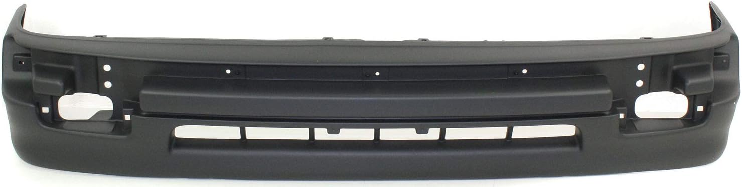 Evan-Fischer Front Bumper Cover Compatible with 1998-2000 Toyota Tacoma Textured 2WD All Cab Types with Trim Holes