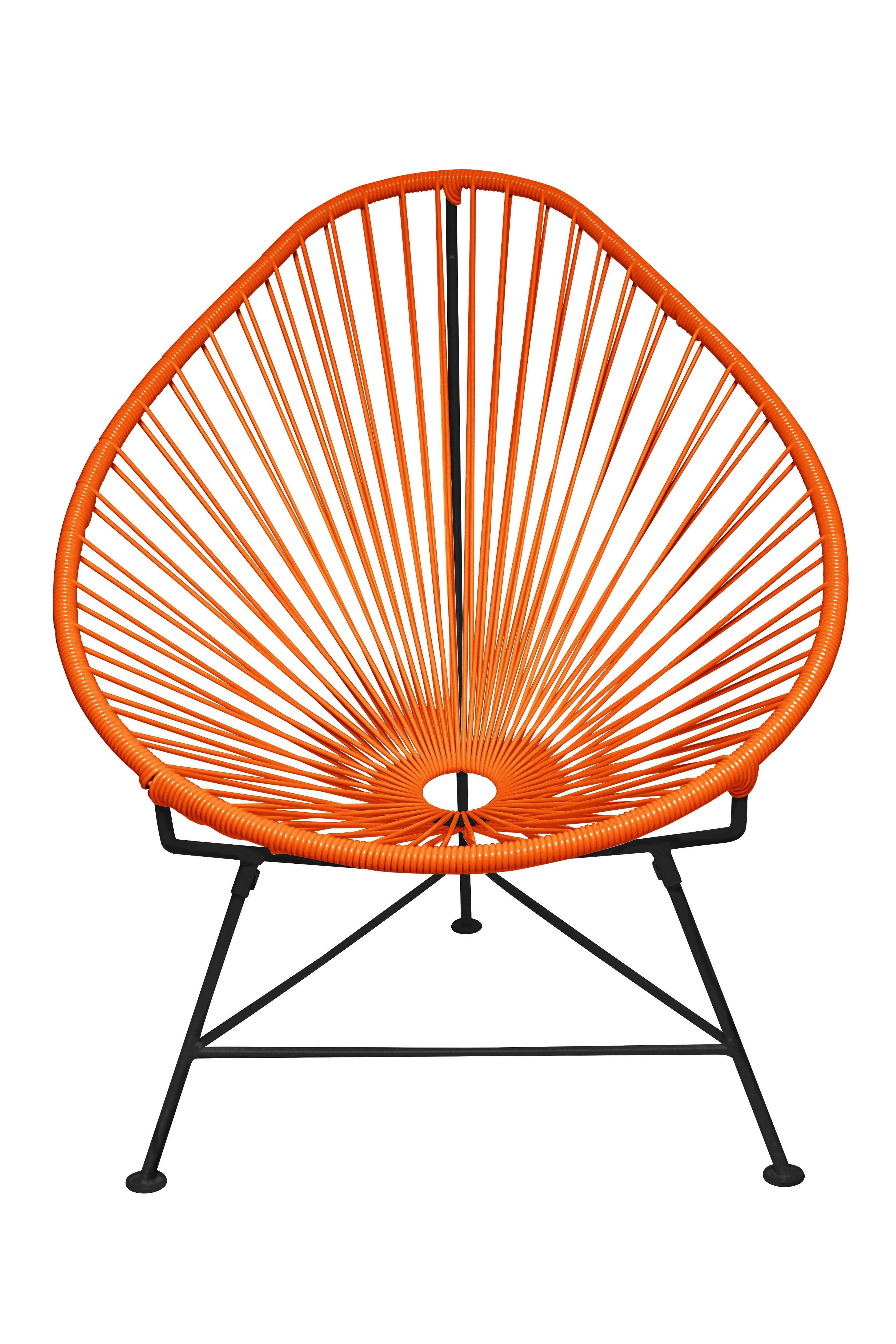 Innit Designs Junior Acapulco Chair | Black/Orange