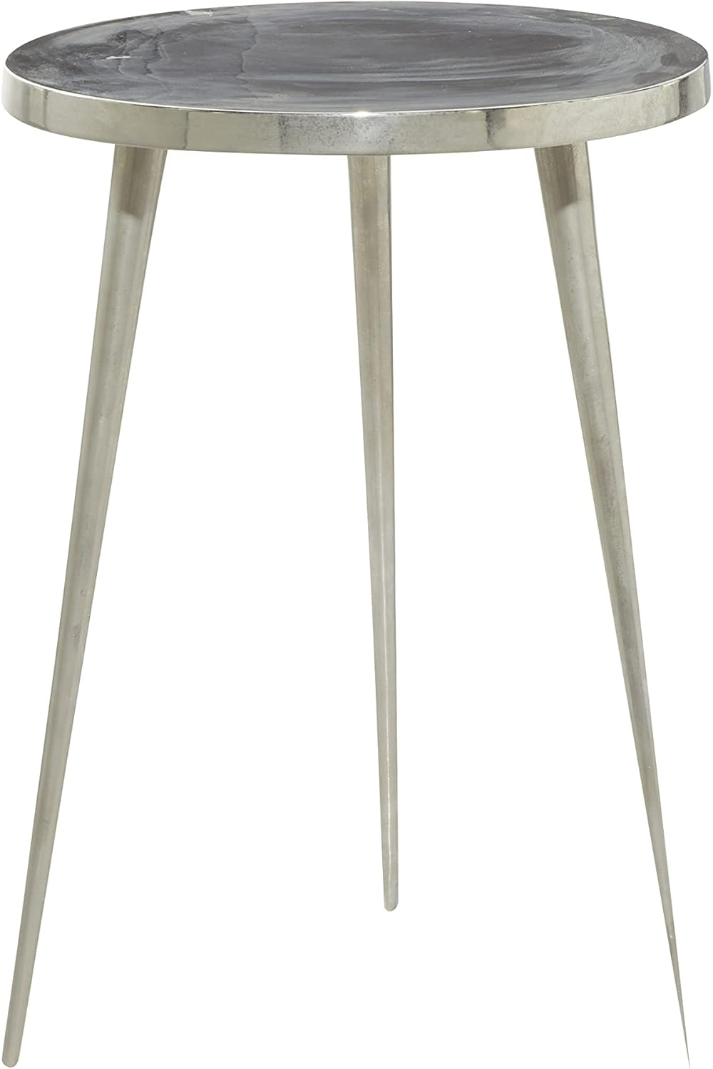 Deco 79 Contemporary Three-Legged Round Metal Accent Table, 22