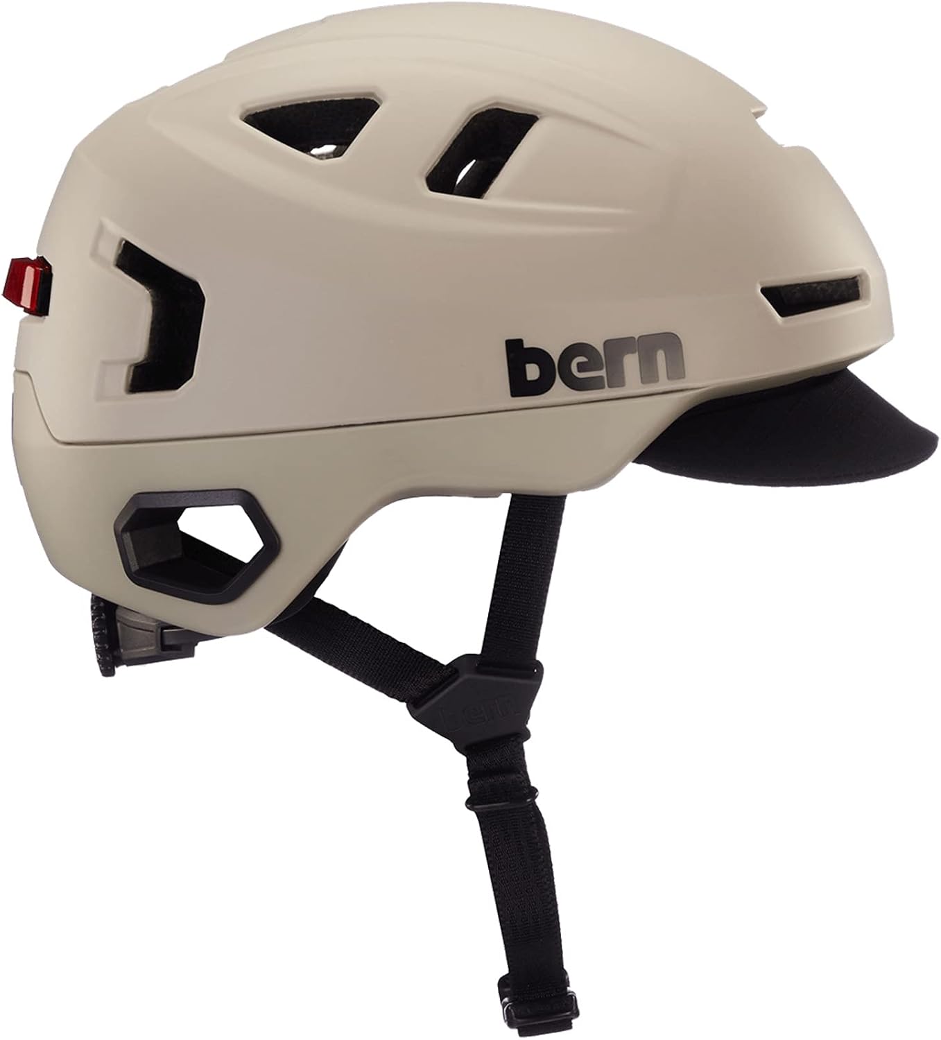 Bern, Hudson Commuter Helmet with MIPS, Integrated LED Rear Light and U-Lock Compatibility Pack of 2