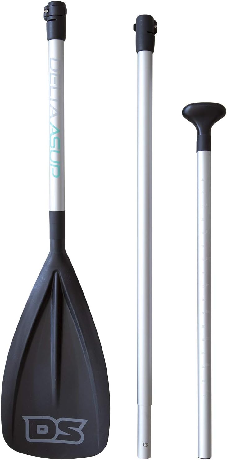 Driftsun Delta 3pc Adjustable SUP Paddle Delta Stand Up Paddleboard Paddle Adjusts from 66 inches to 86 inches (Aluminum) Pack of 2