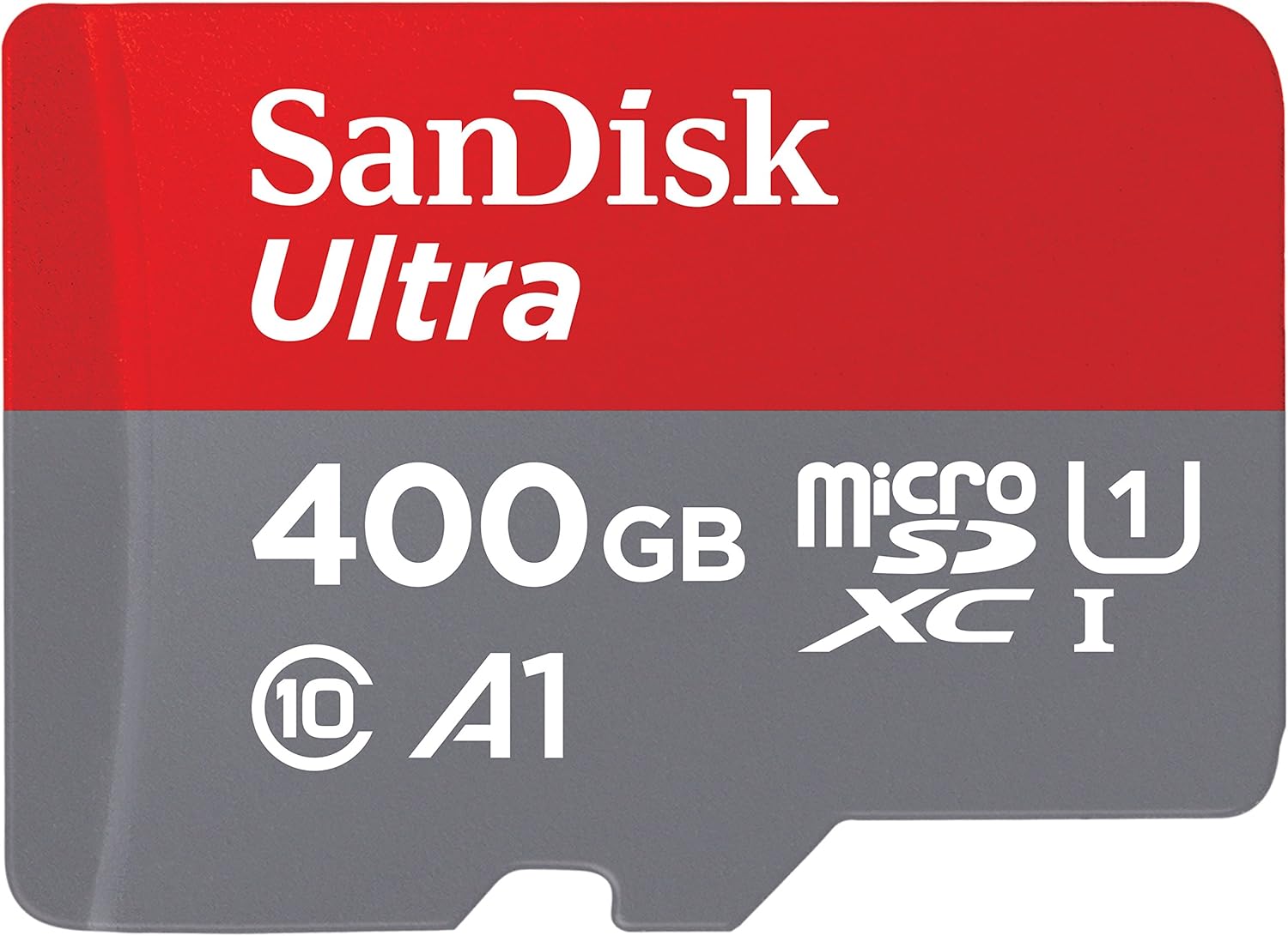 SanDisk 400GB Ultra microSDXC UHS-I Memory Card with Adapter - 120MB/s, C10, U1, Full HD, A1, Micro SD Card - SDSQUA4-400G-GN6MA Pack of 2