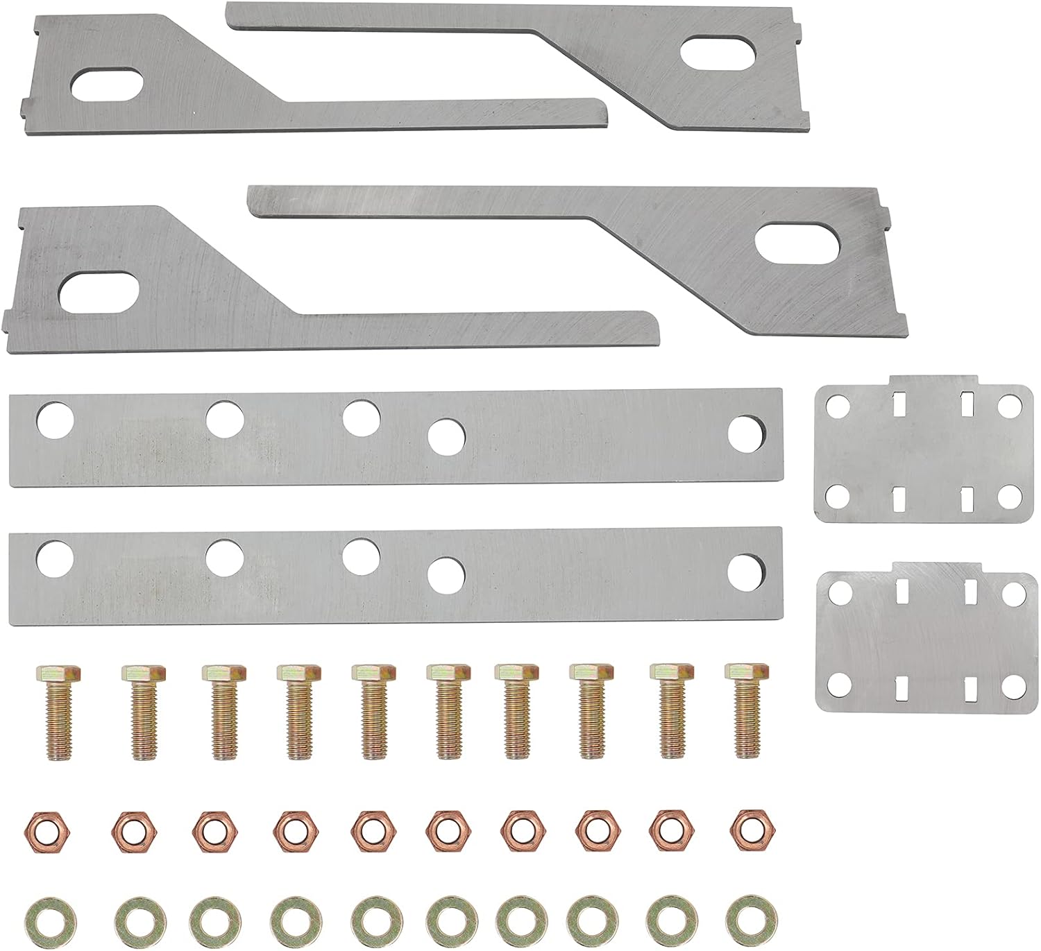 SCITOO Fit for Jeep Wrangler JK 2007-2018 Full Rear Bumper Bracket Kits