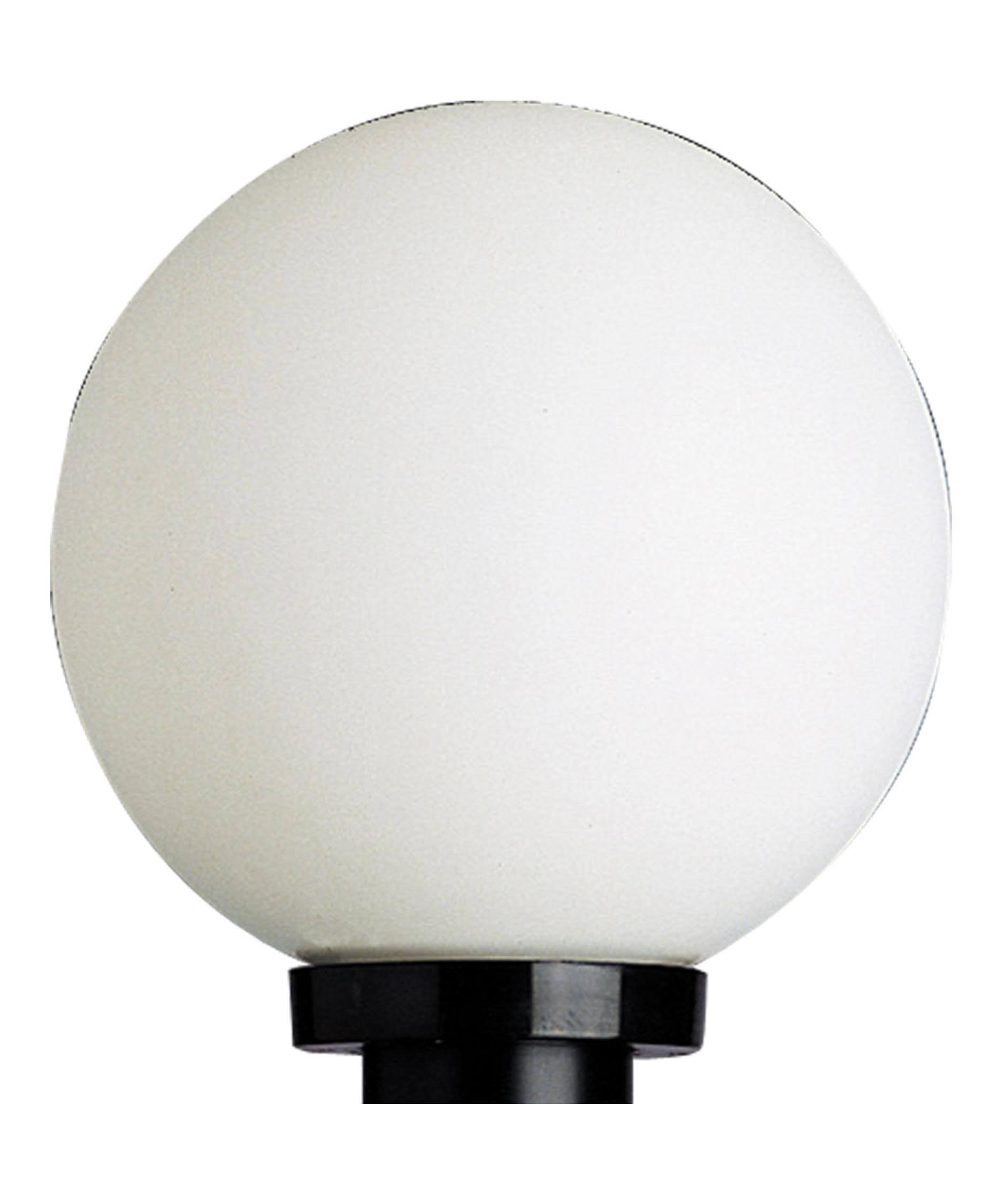 Progress Lighting P5478-60 Acrylic Globe 1-Light Post Lantern (Black)