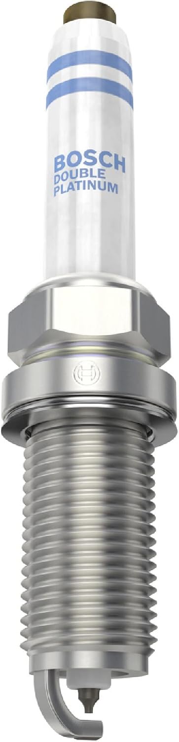 Bosch Automotive-7432 Double Platinum Spark Plug - Up to 3X Longer Service Life for Porsche: 2015-2017 Cayenne/Macan, and 2014-2016 Panamera (Pack of 1)