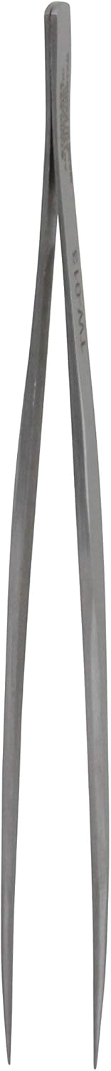 AmScope - High Precision 5-inch Straight Precise Tip Tweezers - Multi-Pack - 5 pcs