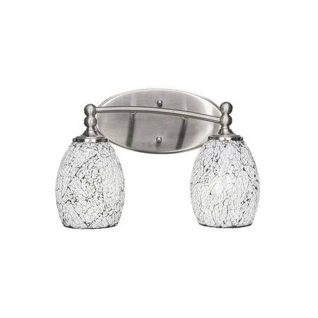 Winston Porter Skypark 2-Light Vanity Light, Black